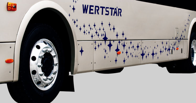 亞星12米純電動城市客車外觀細(xì)節(jié)